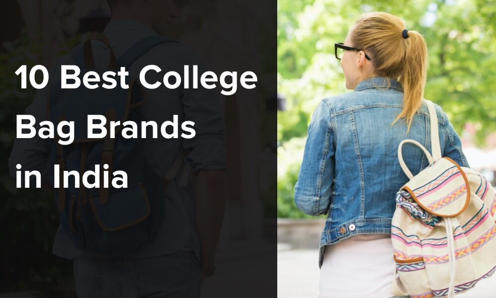 girl going to college carrying casual bag